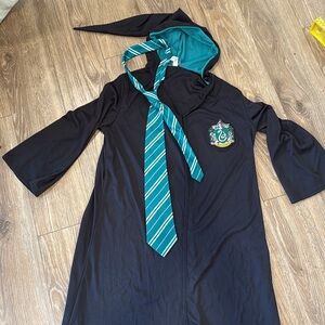 Slytherin Official Harry Potter Kids Costume - Robe with Tie, One Size. 🐍